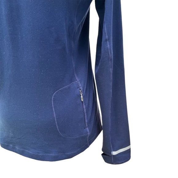 New Balance x J. Crew Collaboration Navy In Transit Pullover Women's Size M - Picture 5 of 10